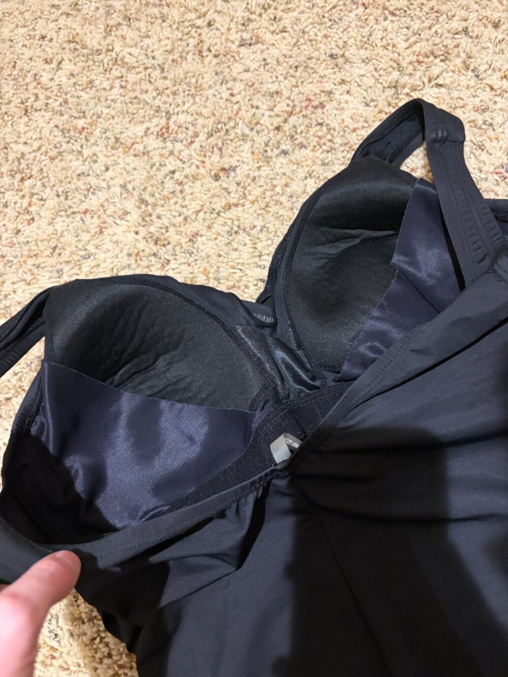 Lands End DD-Cup SlenderSuit Wrap One Piece Swimsuit - Picture 12 of 14